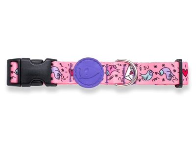 Morso Halsband Hond Gerecycled Roze 43-70x2,5 CM