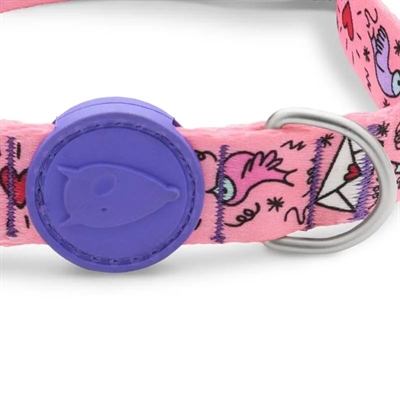 Morso Halsband Hond Gerecycled Roze 43-70x2,5 CM