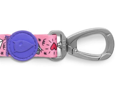 Morso Hondenriem Gerecycled Roze 120x1,5 cm Tot 6 KG