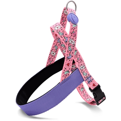 Morso Norwegian Hondentuig Gerecycled Sweet Tweet Roze 54-70x52 CM