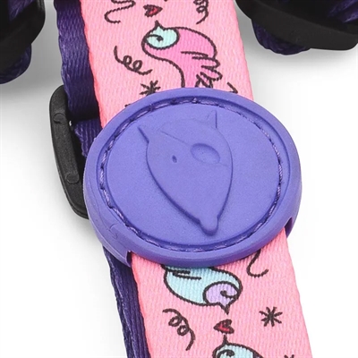 Morso Hondentuig H-tuig Roze 60-80x2,5 cm Gerecycled