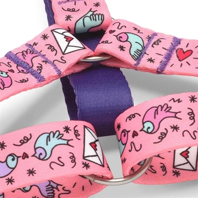 Morso Hondentuig H-tuig Roze 70-100x2,5 cm