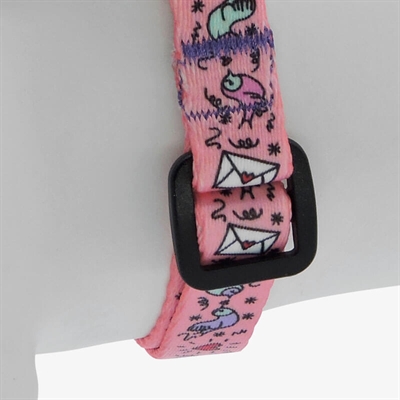 Morso Mini Hondentuig Verstelbaar Roze 29-38x2,5 CM