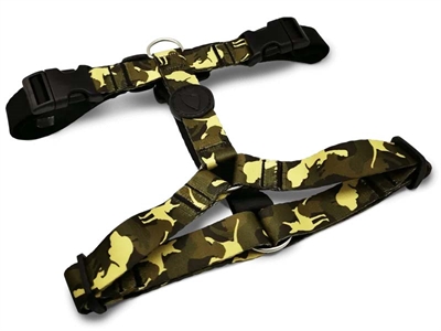 Morso Hondentuig H-tuig Gerecycled Full Metal Dog Bruin 70-100x2,5 CM