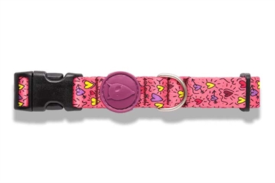 Morso Halsband Hond Roze 43-70x2,5 CM Gerecycled