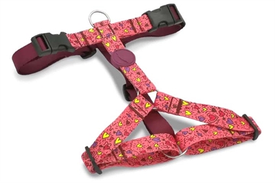 Morso Hondentuig H-tuig Gerecycled Pink Think Roze 60-80x2,5 CM