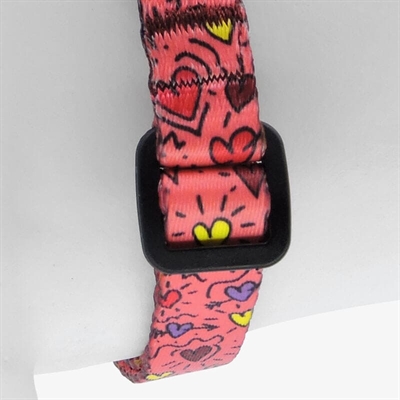 Morso Mini Hondentuig Verstelbaar Roze 24-32x1,5 CM