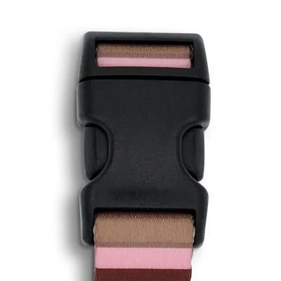 Morso Halsband Hond Gerecycled Skyline Rood/Roze 43-70x2,5 cm