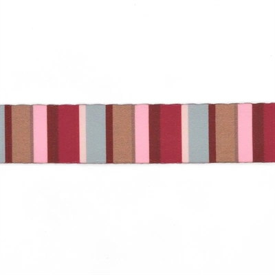 Morso Hondenriem Gerecycled Skyline Rood/Roze 120x1,5 cm Tot 6 KG