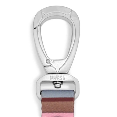Morso Hondenriem Gerecycled Skyline Rood/Roze 120x1,5 cm Tot 6 KG