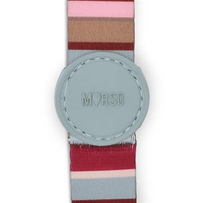 Morso Hondenriem Gerecycled Skyline Rood/Roze 120x1,5 cm Tot 6 KG