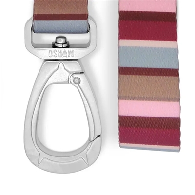 Morso Hondenriem Gerecycled Skyline Rood/Roze 120x1,5 cm 6-20 kg