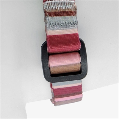 Morso Mini Hondentuig Verstelbaar Skyline Rood/Roze 24-32x1,5 cm