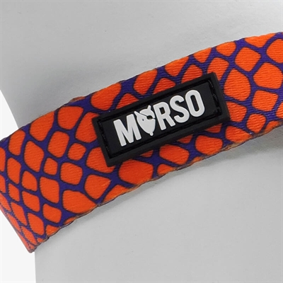 Morso Mini Hondentuig Urban Lizard Rood 24-32x1,5 CM