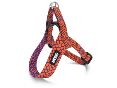 Morso Mini Hondentuig Verstelbaar Gerecycled Urban Lizard Rood 29-38x2,5 CM