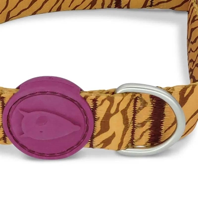 Morso Halsband Hond Gerecycled Oranje 30-42x1,5 CM