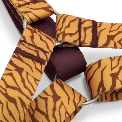 Morso Hondentuig H-tuig Jungle Drum Oranje 40-55x1,5 cm