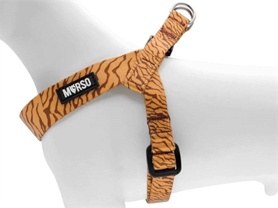 Morso Mini Hondentuig Verstelbaar Oranje 32-41x2,5 CM