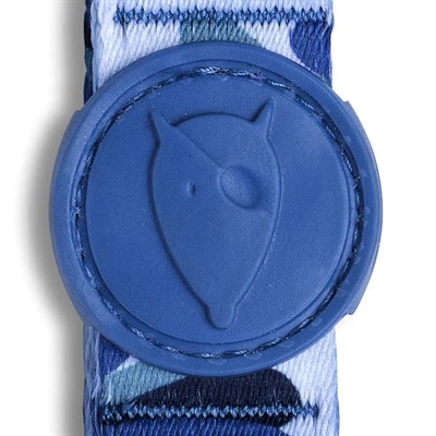 Morso Halsband Hond Gerecycled Splash Blauw 30-42 cm