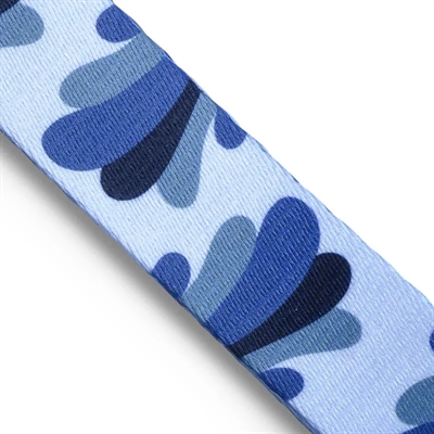 Morso Halsband Hond Gerecycled Splash Blauw 37-58x2,5 cm