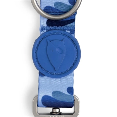 Morso Hondenriem Verstelbaar Gerecycled Splash Blauw 75-230 cm