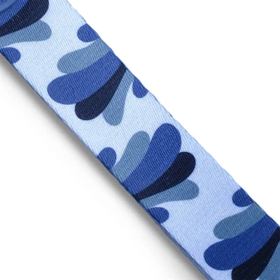 Morso Hondenriem Verstelbaar Gerecycled Splash Blauw 65-200 cm 20-80 kg