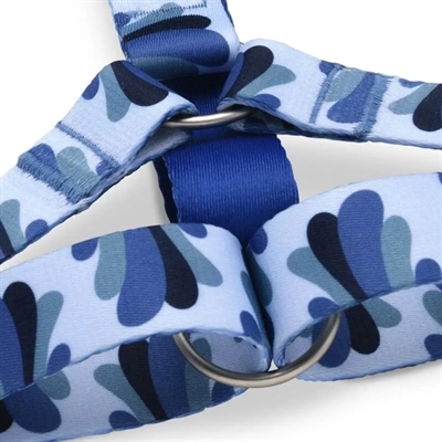Morso Hondentuig H-tuig Splash Blauw 40-55x1,5 cm
