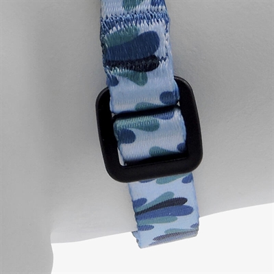 Morso Mini Hondentuig Verstelbaar Splash Blauw 32-41x2,5 CM