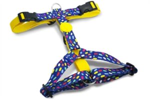 Morso Hondentuig H-tuig Gerecycled Color Invaders Paars 40-55×1,5 CM