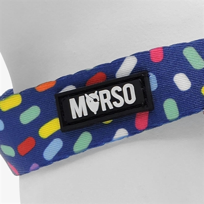 Morso Mini Hondentuig Verstelbaar Paars 32-41x2,5 cm