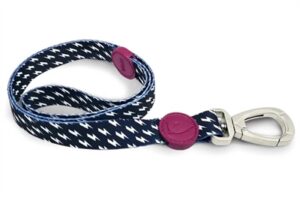 Morso Hondenriem Gerecycled Zwart 120x1,5 cm 6-20 kg