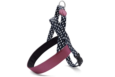 Morso Norwegian Hondentuig Gerecycled Power Flow Zwart 39-48x35 CM