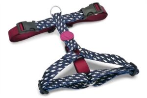 Morso Hondentuig H-tuig Gerecycled Zwart 40-55x1,5 CM