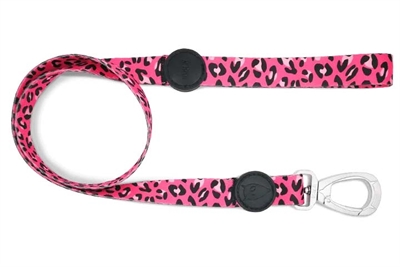 Morso Hondenriem Gerecycled Bubble Leo Roze 120x1,5 cm tot 6 kg