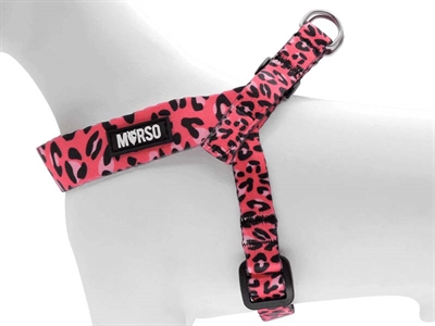 Morso Mini Hondentuig Verstelbaar Roze 29-38x2,5 cm