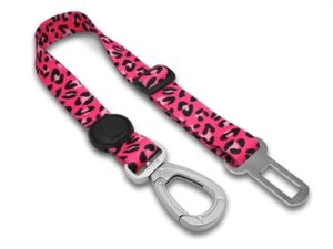 Morso Honden Autogordel Gerecycled Roze 40-65x1,5 CM Tot 4 KG
