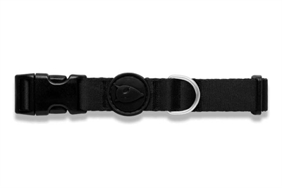 Morso Halsband Hond Gerecycled Zwart 30-42x1,5 cm