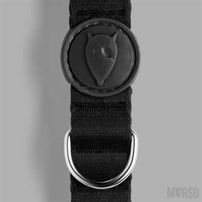 Morso Halsband Hond Gerecycled Zwart 30-42x1,5 cm