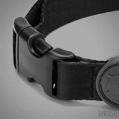 Morso Halsband Hond Gerecycled Zwart 37-58x2,5 cm