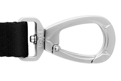 Morso Hondenriem Gerecycled Zwart 120x1,5 cm 6-20 kg