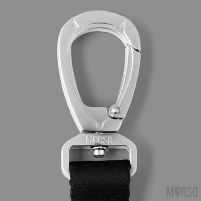 Morso Hondenriem Verstelbaar Gerecycled Zwart 75-230x1,5 cm 4-20 kg