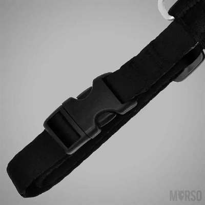 Morso Hondentuig H-tuig Zwart 70-100x2,5 cm Gerecycled