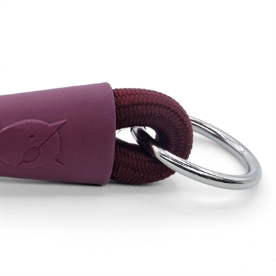 Morso Half Slip Halsband Hond Soft Rope 50x1 cm Plum Paars