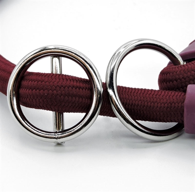 Morso Half Slip Halsband Hond Soft Rope 55x1 cm Plum Paars