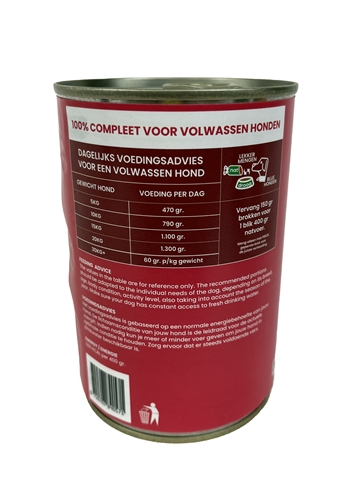 Freds Blik Vers Wild 12x400 GR Hondenvoer