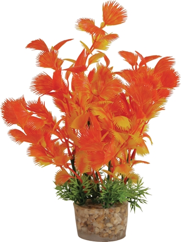 Zolux Ornament Kunstplant Op Stenen 20x10x10 CM Assorti
