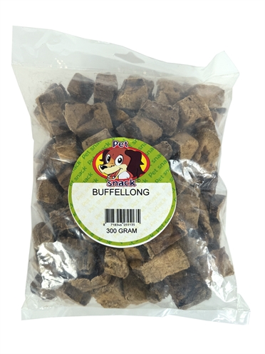 Petsnack Long Blokjes 250-300 gr gedroogde buffellong