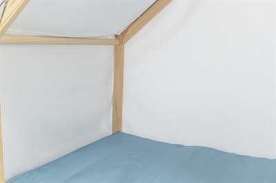 Trixie Hondenmand Tent Lias Hout Zand/Blauw 88x61x89 cm — Comfortabele plek voor jouw hond