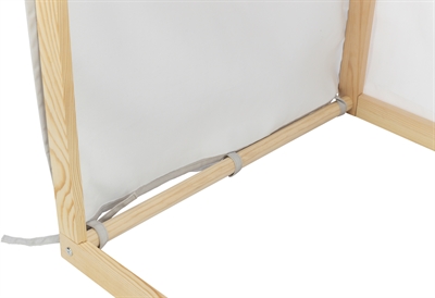 Trixie Hondenmand Tent Lias Hout Zand/Blauw 88x61x89 cm — Comfortabele plek voor jouw hond