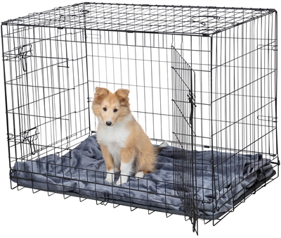 Trixie Home Kennel Zwart 78x55x62 cm — Veilig en comfortabel voor jouw hond